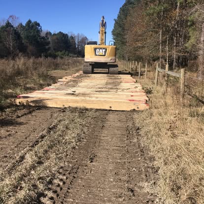Wooden Crane Mats